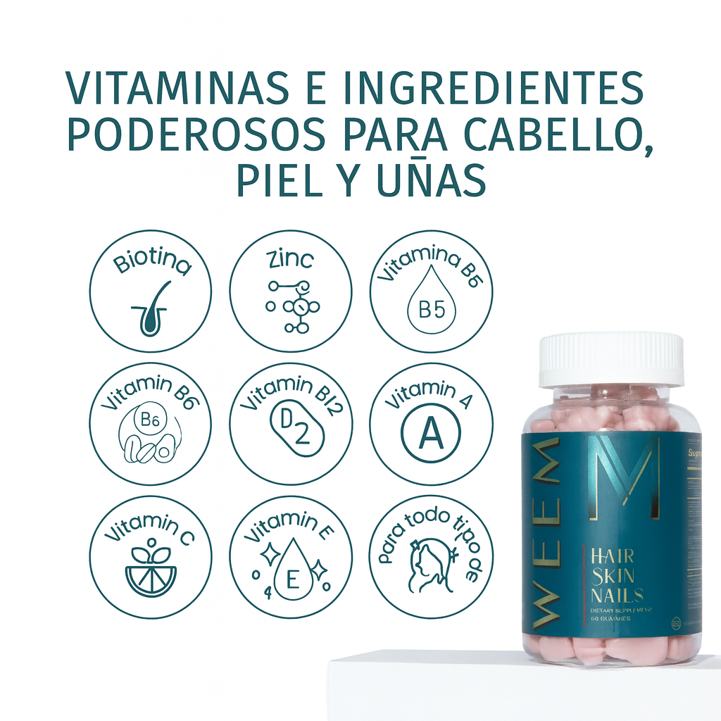 WEEM Cabello, Piel & Uñas