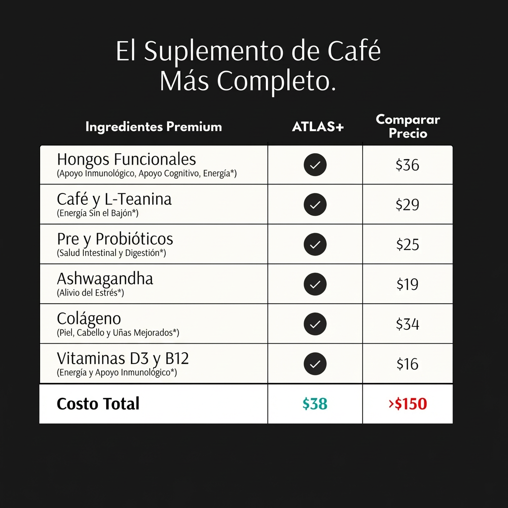 Café Atlas+ Superblend + Kit de inicio gratuito - Mayor energía en 7 días
