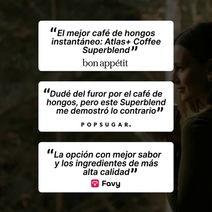 Café Atlas+ Superblend + Kit de inicio gratuito - Mayor energía en 7 días